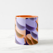 斜めのグラデーション ツートーンマグカップ (中央)