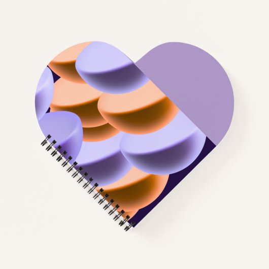 斜めのグラデーション ノートブック (正面)