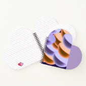 斜めのグラデーション ノートブック (内部)