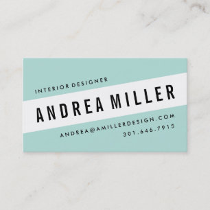 斜めのグラフィックはっきりした名刺に 名刺