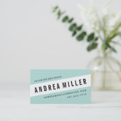 斜めのグラフィックはっきりした名刺に 名刺 (スタンド正面)