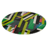 斜めのスリップストリームパターン カッティングボード (角)