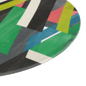 斜めのスリップストリームパターン カッティングボード (角)