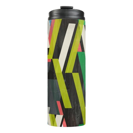 斜めのスリップストリームパターン タンブラー (正面)