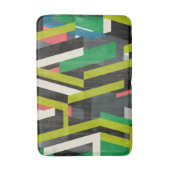 斜めのスリップストリームパターン バスマット (正面縦)