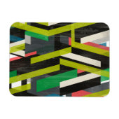 斜めのスリップストリームパターン マグネット (横)