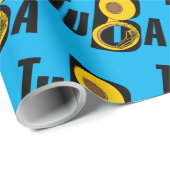 斜めのトゥバ文字 ラッピングペーパー (ロールコーナー)