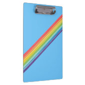 斜めのレインボーストライプル クリップボード (右)