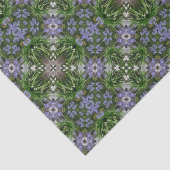 斜めの正方形の花パターン 薄葉紙 (詳細)