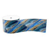 斜めの素朴なジュニパーボード グログランリボン (リール)