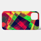 斜めの色付きの長方形と正方形 Case-Mate iPhoneケース (裏面 (横))