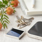 斜めの高いビュー キーホルダー (側面)