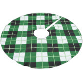 斜めアーガイルダイヤモンドクリスマスツリースカート ブラッシュドポリエステルツリースカート (アングル)