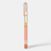 斜めカラーブロックパ自然ステルパーソナライズされた Case-Mate iPhoneケース (裏面 / 左)