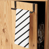 斜めストライプのキッチンタオル キッチンタオル