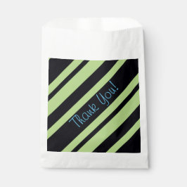 斜めストライプの緑 フェイバーバッグ