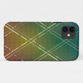 斜めストライプ背景 11 Case-Mate iPhoneケース (裏面(横))
