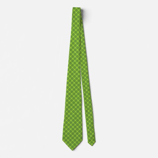 斜めスポット – アボカドグリーンのMartian Green Ne ネクタイ (正面)