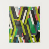 斜めスリップストリームパターン タペストリー (正面)