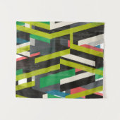 斜めスリップストリームパターン タペストリー (正面(横))