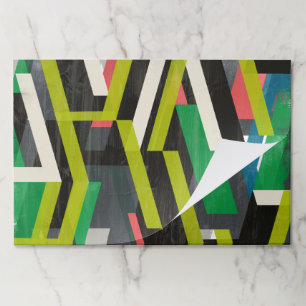 斜めスリップストリームパターン ペーパーパッド