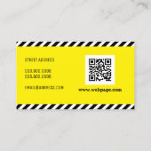 斜めパターンおよびストライブ柄 名刺 (裏面)