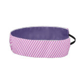 斜めピンプリペスデザイン – ピンク アスレチックヘッドバンド (右)