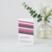 斜めライン名刺 名刺 (スタンド正面)
