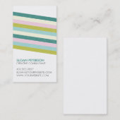 斜めライン名刺 名刺 (正面/裏面)