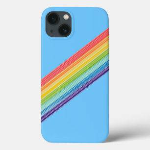 斜めレインボーストライプズのケース – メイトiPhoneケース iPhone 13ケース