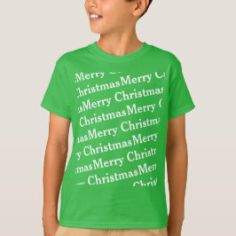 斜め予測できなに飾られたメリークリスマス Tシャツ