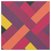 斜め幾何模様梅織物 ファブリック (クローズアップ)