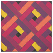 斜め幾何模様梅織物 ファブリック (見本)