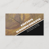 斜め木製フォト大工プロフェッショナル 名刺 (正面)