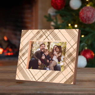 斜め格子縞 レーザー彫刻フレーム