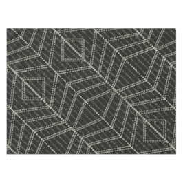 斜め横向き灰色がかった斑点（ドット） テーブルクロス