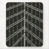 斜め横向き灰色がかった斑点（ドット） マウスパッド (正面)