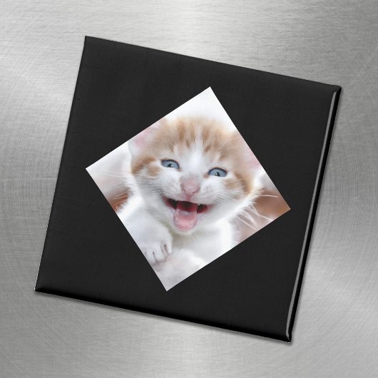 斜め正方形フォトフレームマグネット マグネット