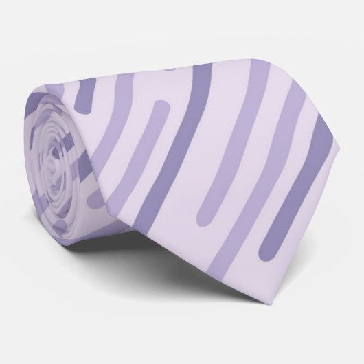 斜め紫のストライプネクタイ ネクタイ (ロール)