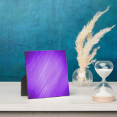 斜め紫のモダングラデーションストライプ フォトプラーク (インサイチュ)