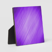 斜め紫のモダングラデーションストライプ フォトプラーク (正面)