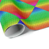 斜め虹色グラデーション赤から緑 ラッピングペーパー (ロールコーナー)