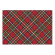 斜め赤い格子状デザイン包装紙シート