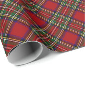 斜め赤格子状デザイン包装紙転が ラッピングペーパー (ロールコーナー)