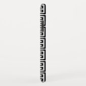 斜め金箔ギリシャ鍵とブラックモノグラム Case-Mate iPhoneケース (裏面/右)