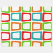 斜め長方形 フリースブランケット (正面(横))