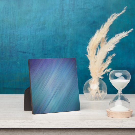 斜め青い雨 フォトプラーク (インサイチュ)