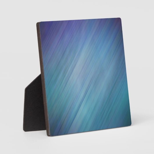 斜め青い雨 フォトプラーク (正面)