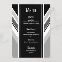 斜め黒、グレー、メタリックのメニストライプのュー