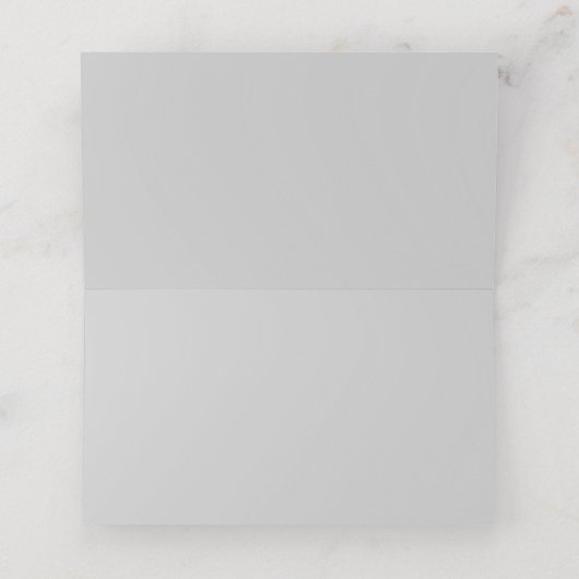 斜め黒、灰色、メタリックストライプの プレイスカード (内部開封)